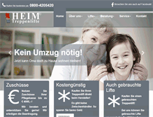 Tablet Screenshot of heim-treppenlifte.com